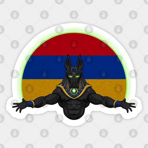 Anubis Armenia Sticker by RampArt